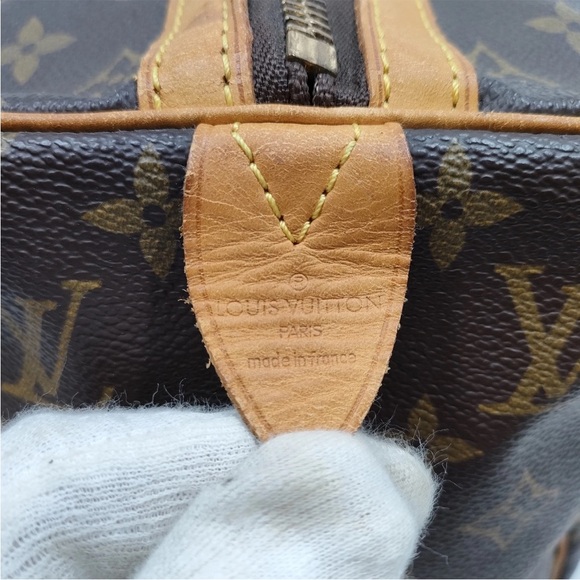 Louis Vuitton Brown and Tan Monogram Duffel Bag - Picture 7 of 10
